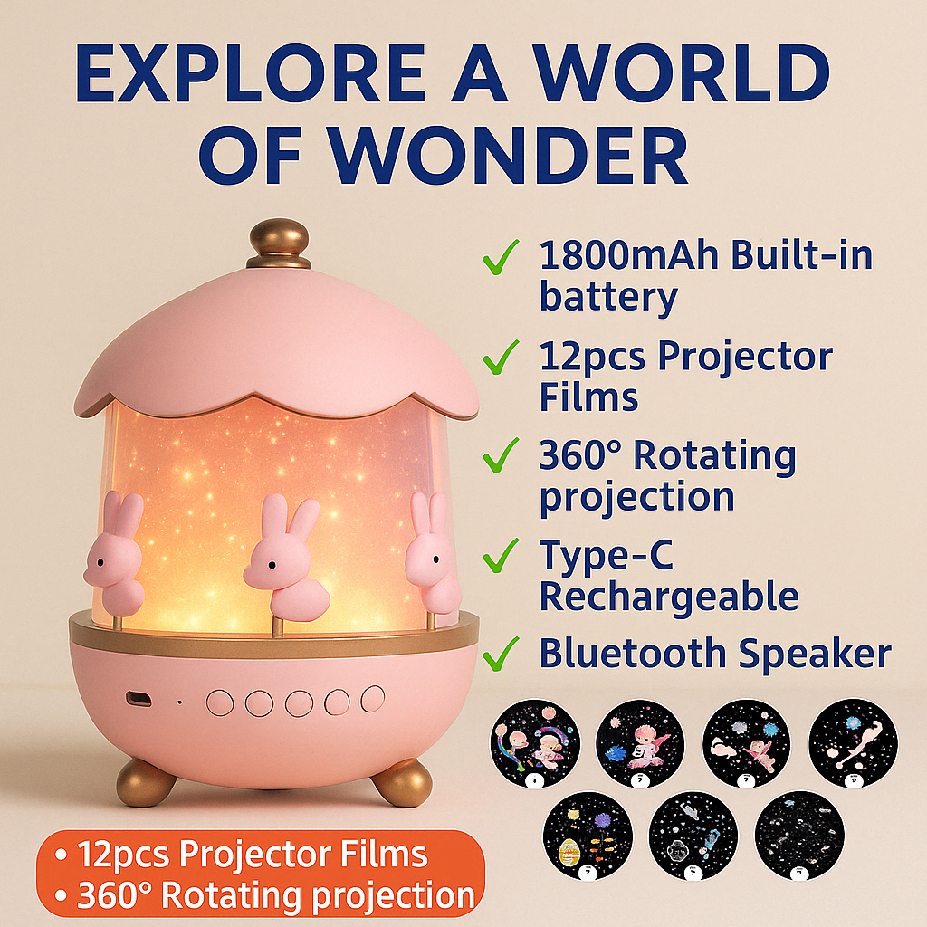 Galaxy lamp projector for kids