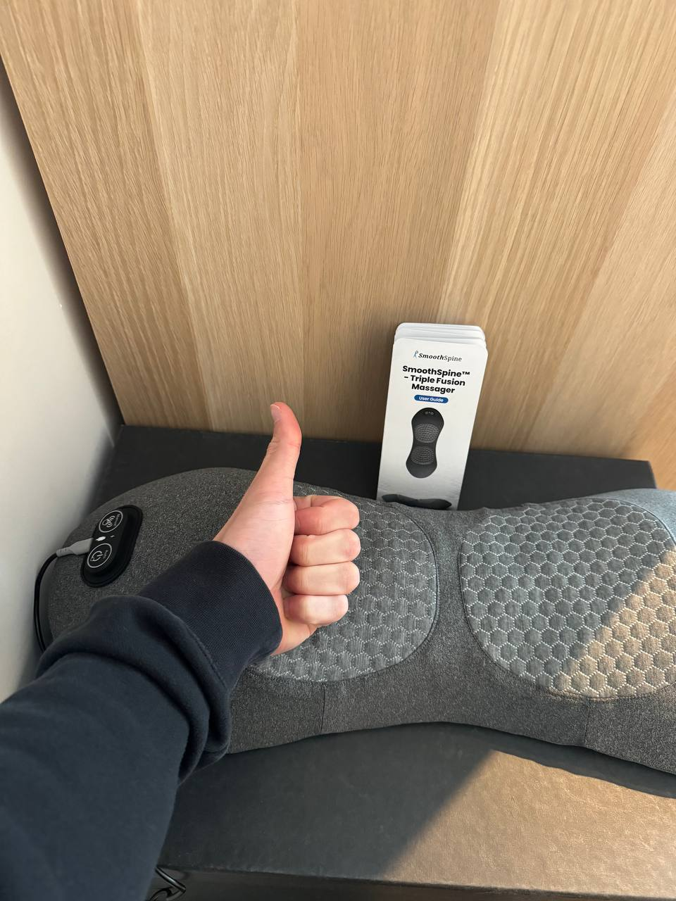 Customer photo with the massager 5